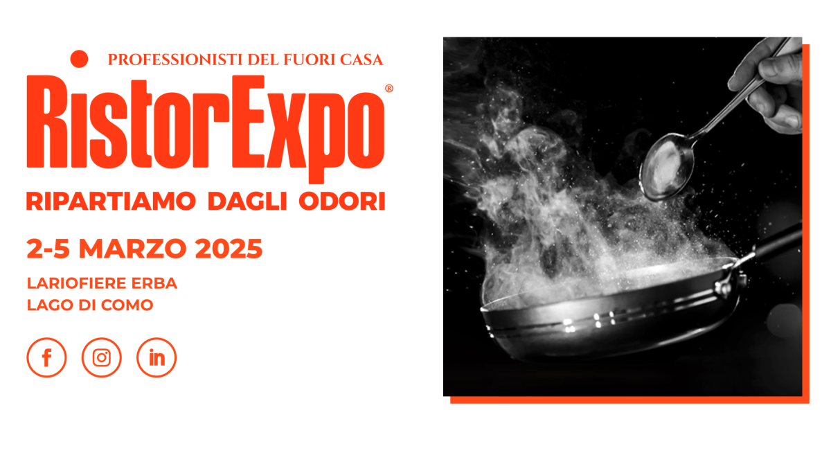 Presenti a Ristorexpo - Pad e Stand C 304